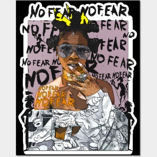 Bantu No Fear Strong Black Woman Posters and Art